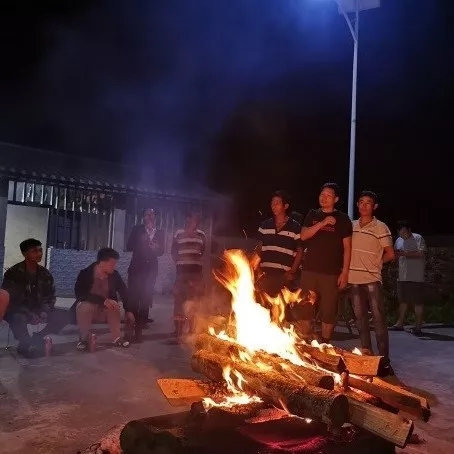 篝火晚会上实习总结